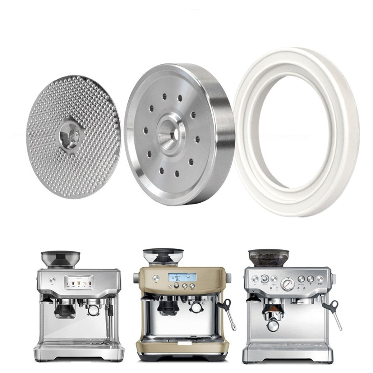 Coffee Machine Replacement Shower Screen Holder and Gasket for Breville Models