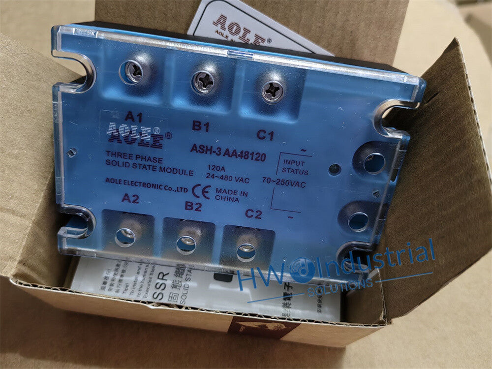 TSR-120AA-H three-phase solid state relay 120A AC control AC ASH-3 AA48120