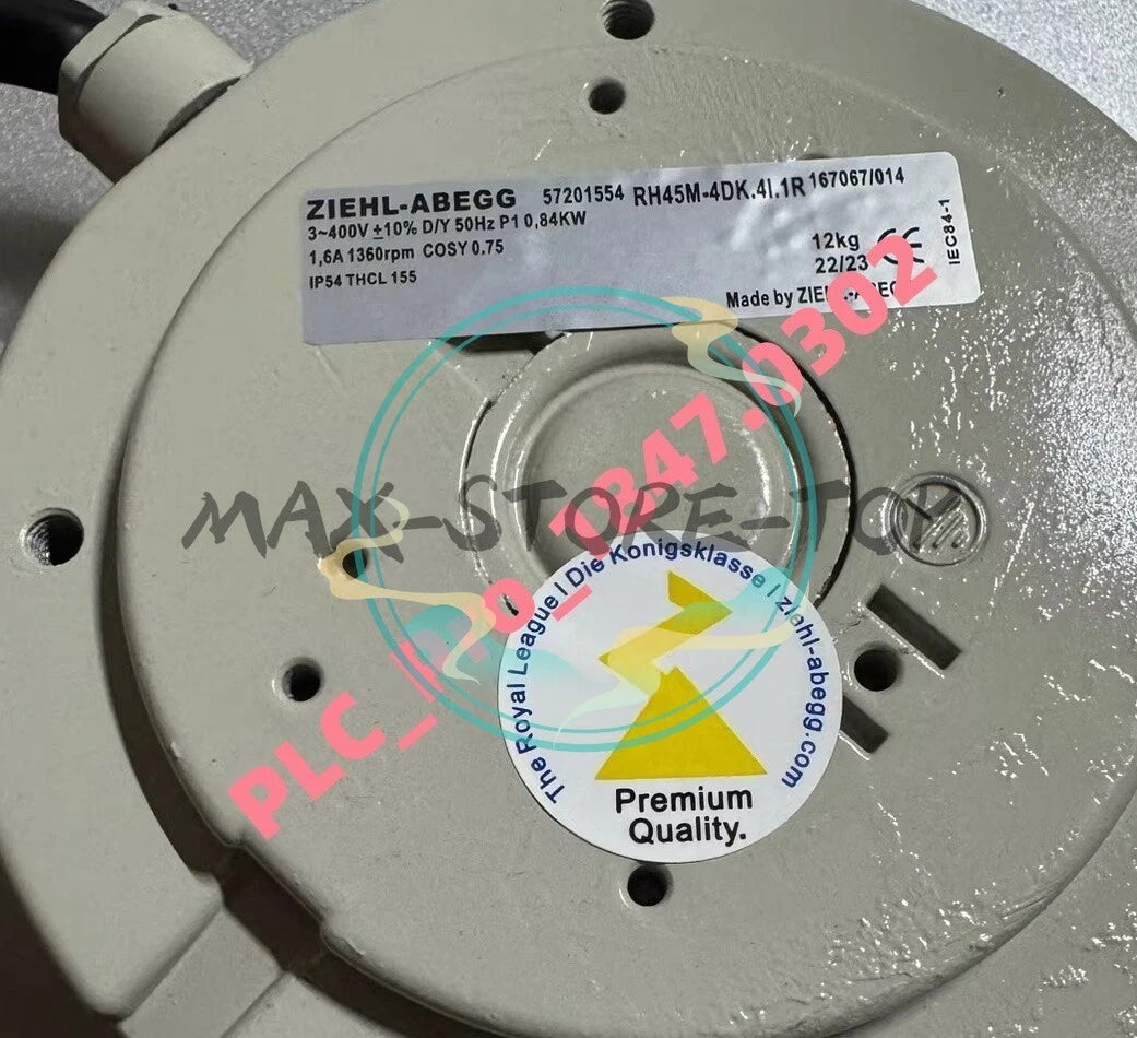 1PCS   ZIEHL-ABEGG RH45M-4DK.4I.1R Centrifugal fans Fast delivery