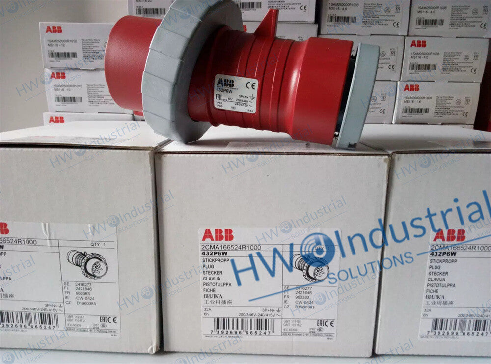 1/Piece ABB 10091826 Industrial Plug Connector Socket 432P6W 32A 346-415V
