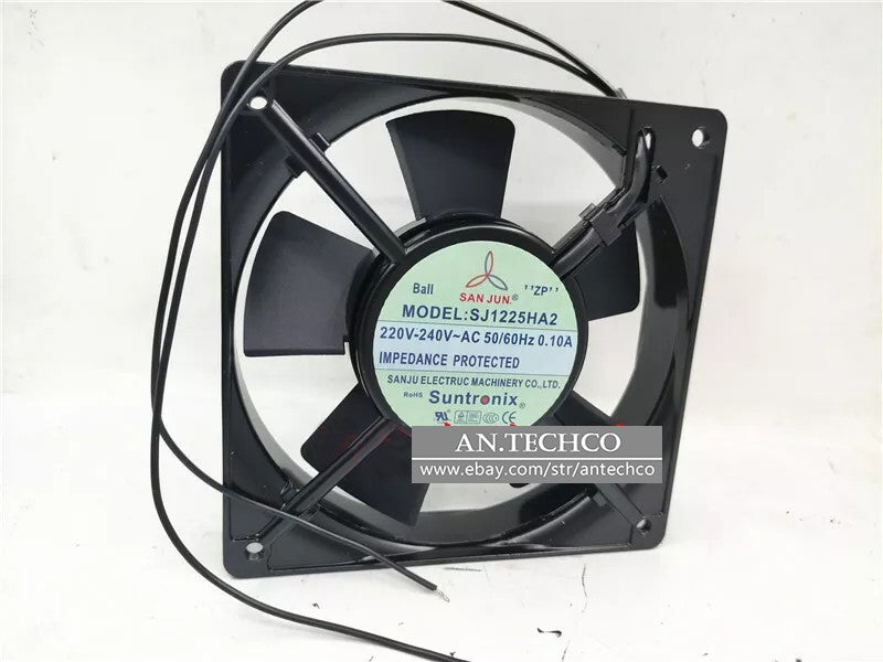 SAN JUN SUNTRONIX SJ1225HA2 12CM 12025 220V 2 wire cooling fan
