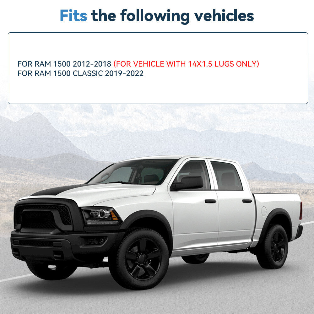 ECCPP 2Pcs 2" 5x5.5 Wheel Spacers 14x1.5 For 2012-2024 Ram 1500 2017 2016 2015