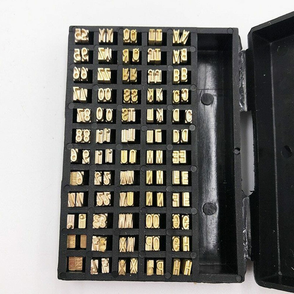Word Grain Coding Machine Electric Ribbon Coding Machine Letter 120 Pcs/set