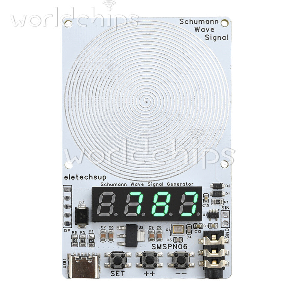 Adjustable 0.01Hz~9999Hz Frequency Schumann Wave Generator 4Bit Digital Display