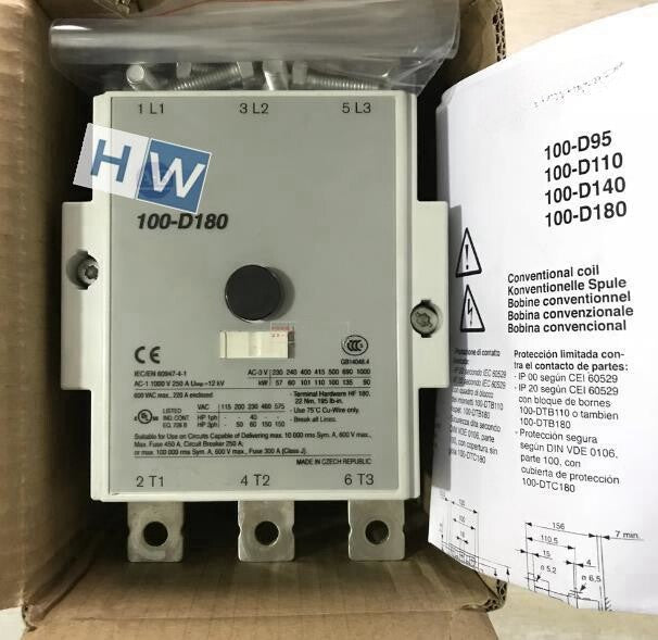 1PC  100-D180 Contactor 110-120VAC (Expedited )