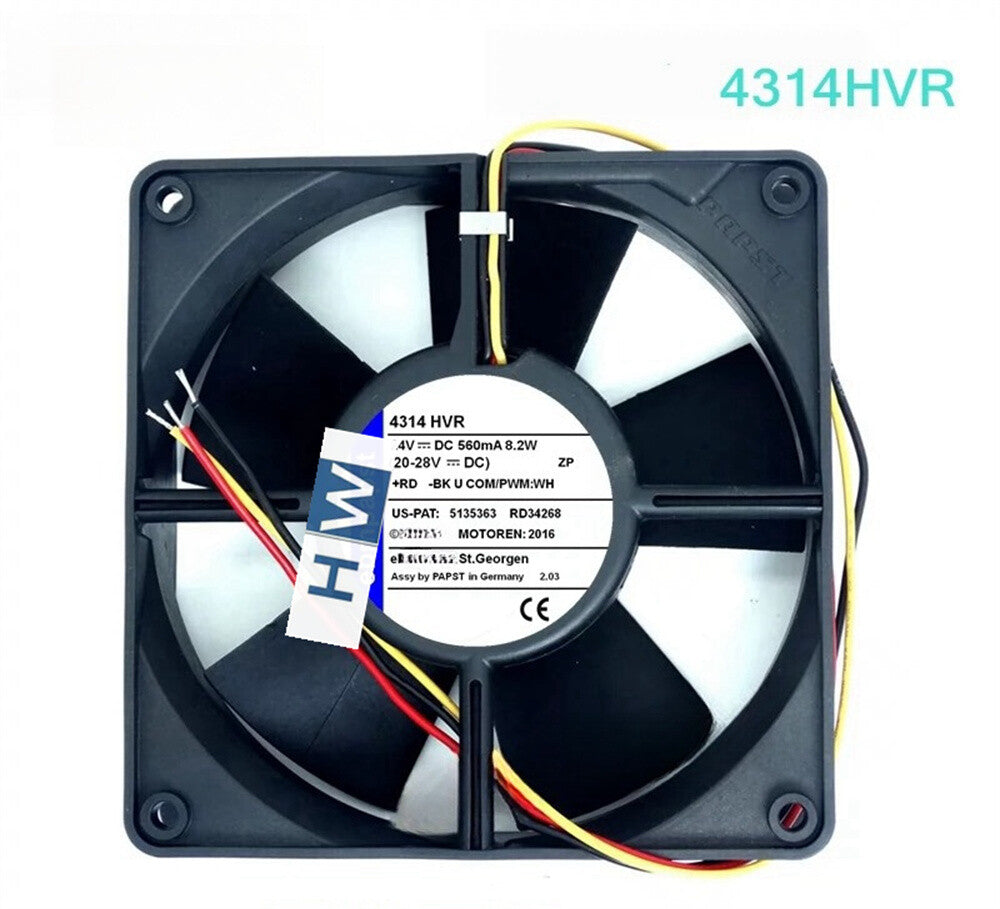 1/piece 4314HVR 4314 HVR 24V 560mA 8.2W 4314HVR 12032 12CM Equipment Cooling Fan