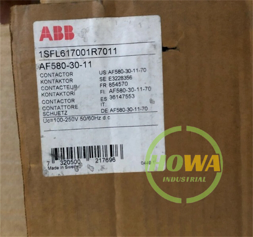 1/piece  ABB AC/DC contactor AF580-30-11 Coil Voltage 100-250V
