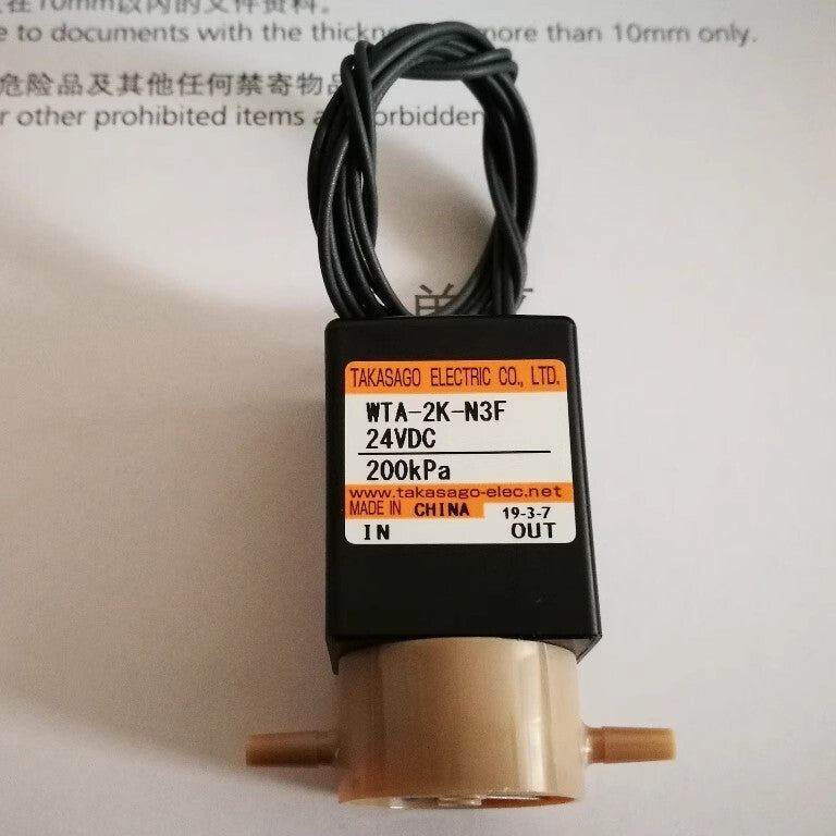 1pcs  TAKASAGO WTA-2K-N3F DC24V Plasma Cryogenic Machine Solenoid Valve