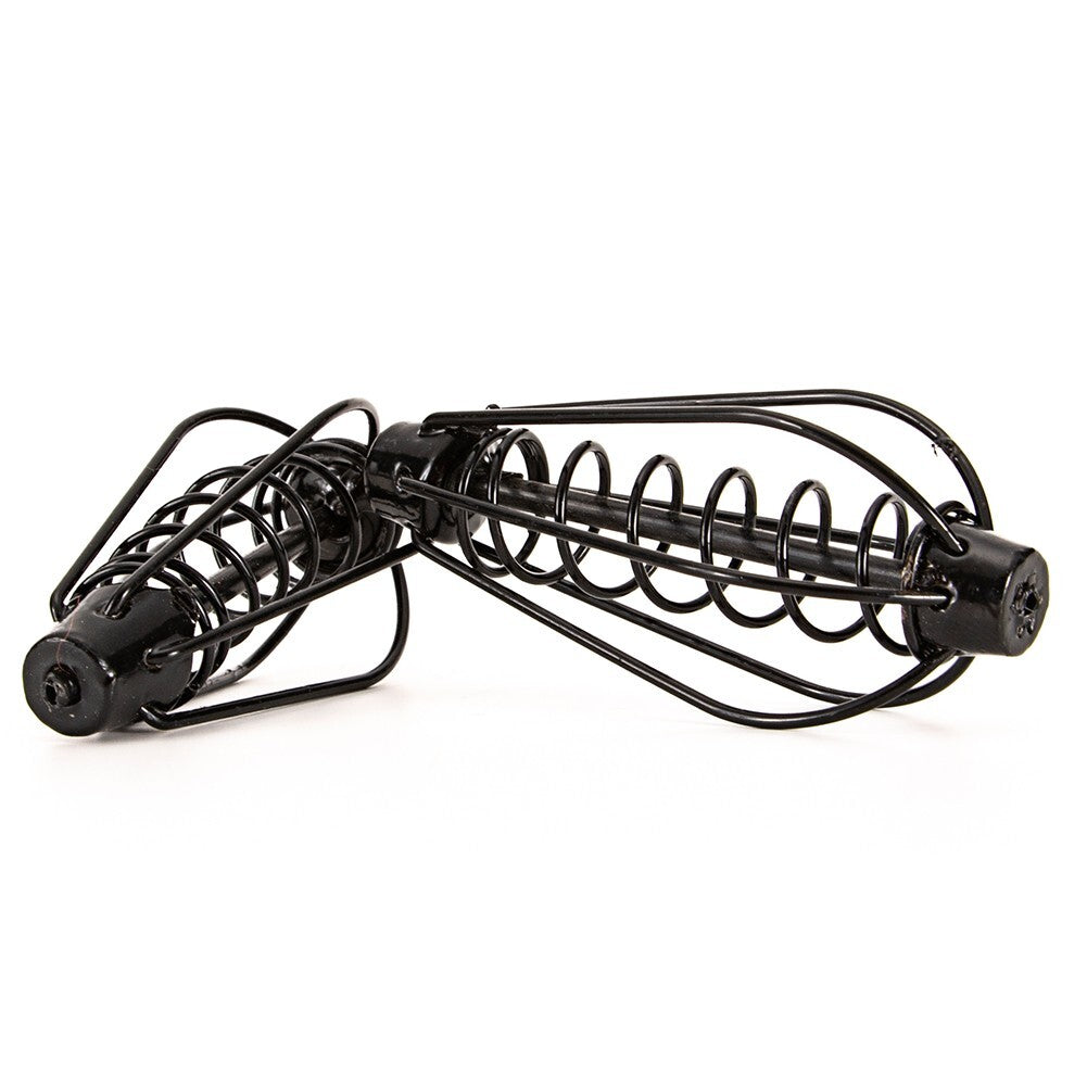 Carp Fishing Feeder 4 Sizes Bait Cage Black Spring Sinker Swim Feeders 10pcs