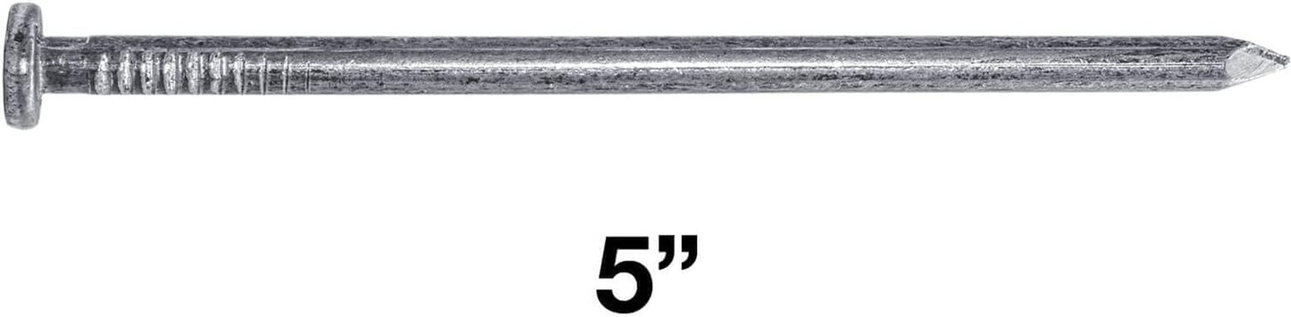 5 Inch Bright Common Nail (40D), 45 Pounds, ~840 Nails