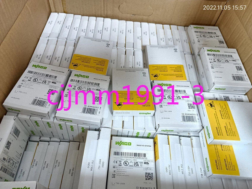 WAGO I/O 750-1504 16-Channel 24VDC 0.5A Digital Output PLC I/O Module