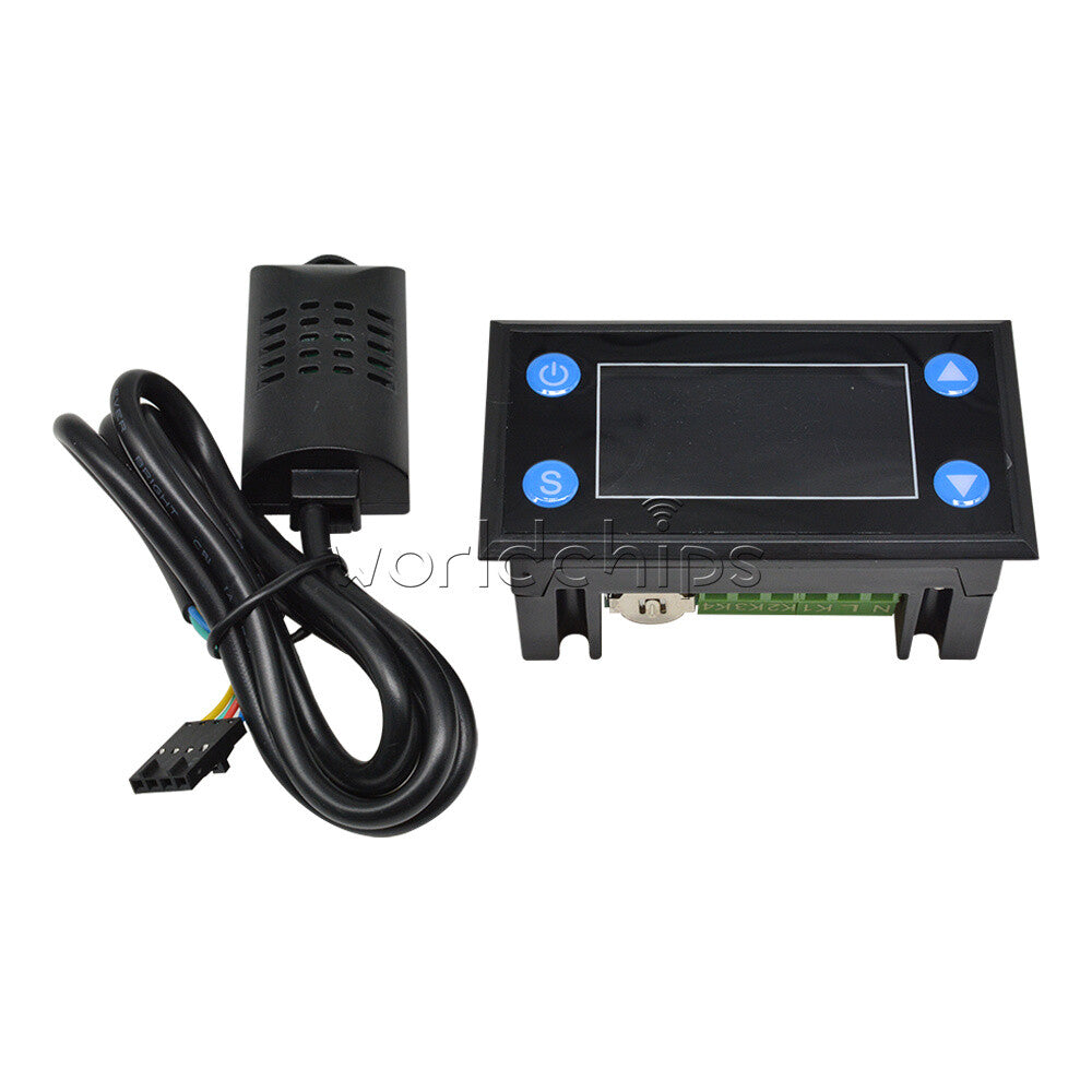 AC110-220V Intelligent Digital LCD Temperature Humidity Controller SHT20 Sensor