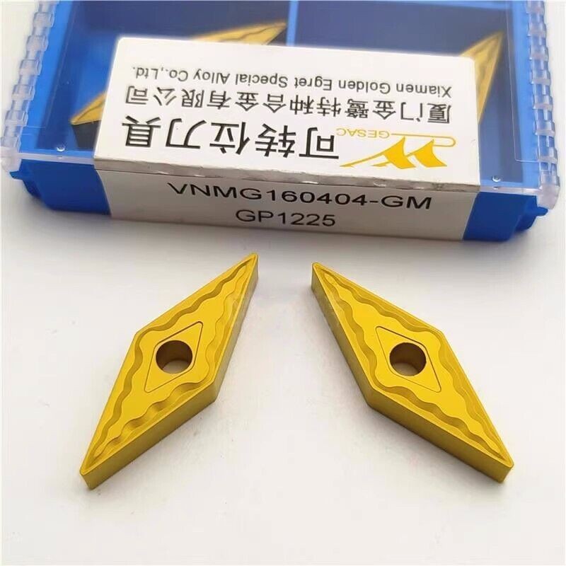 10pcs VNMG160404-GM GP1225 Carbide inserts turning Blade