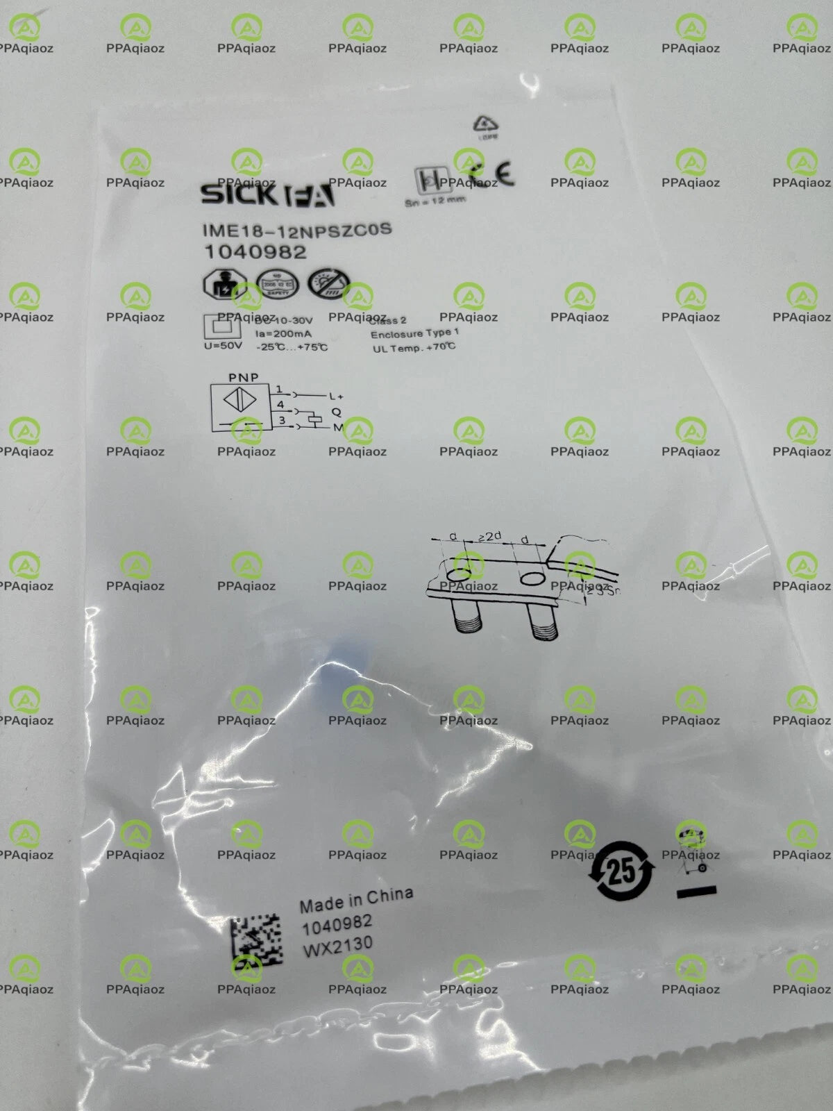One For SICK proximity switch IME18-12NPSZC0S 1040982  #P