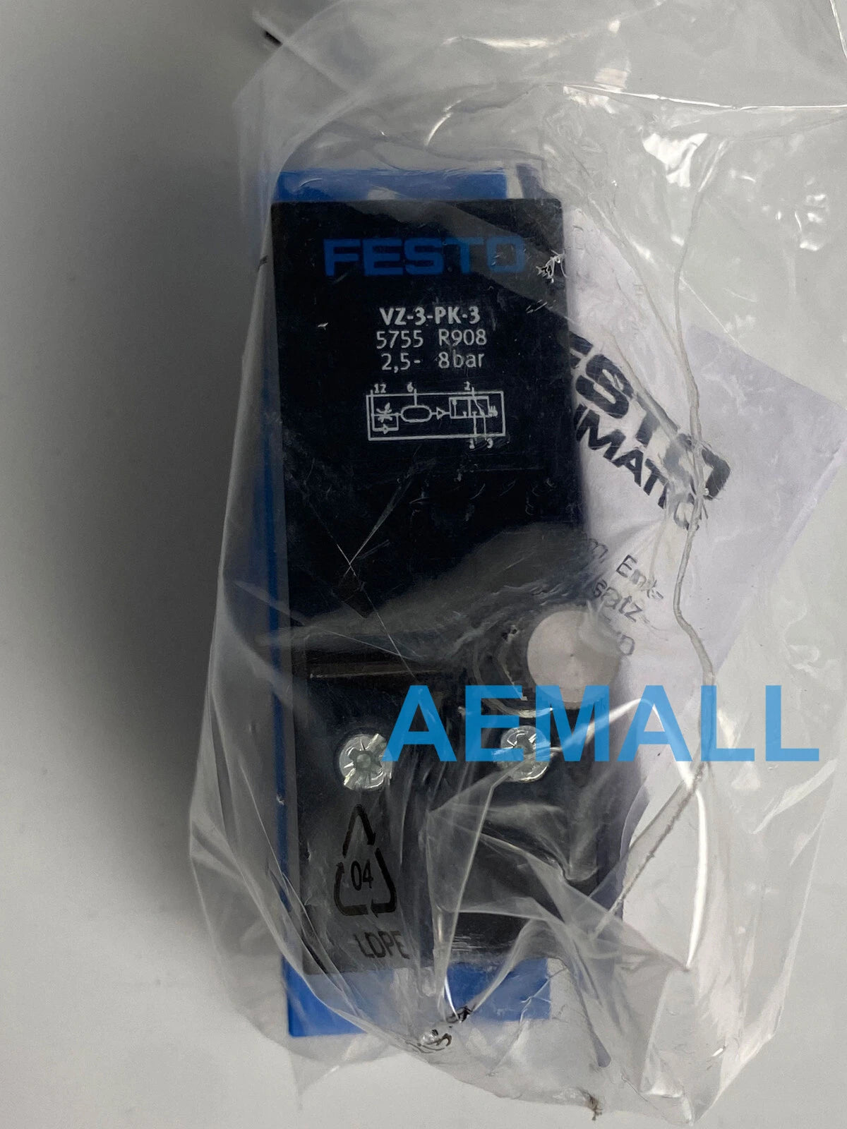 1pcs  Festo VZ-3-PK-3 5755 Time Delay Valve/Pneumatic Timer #P