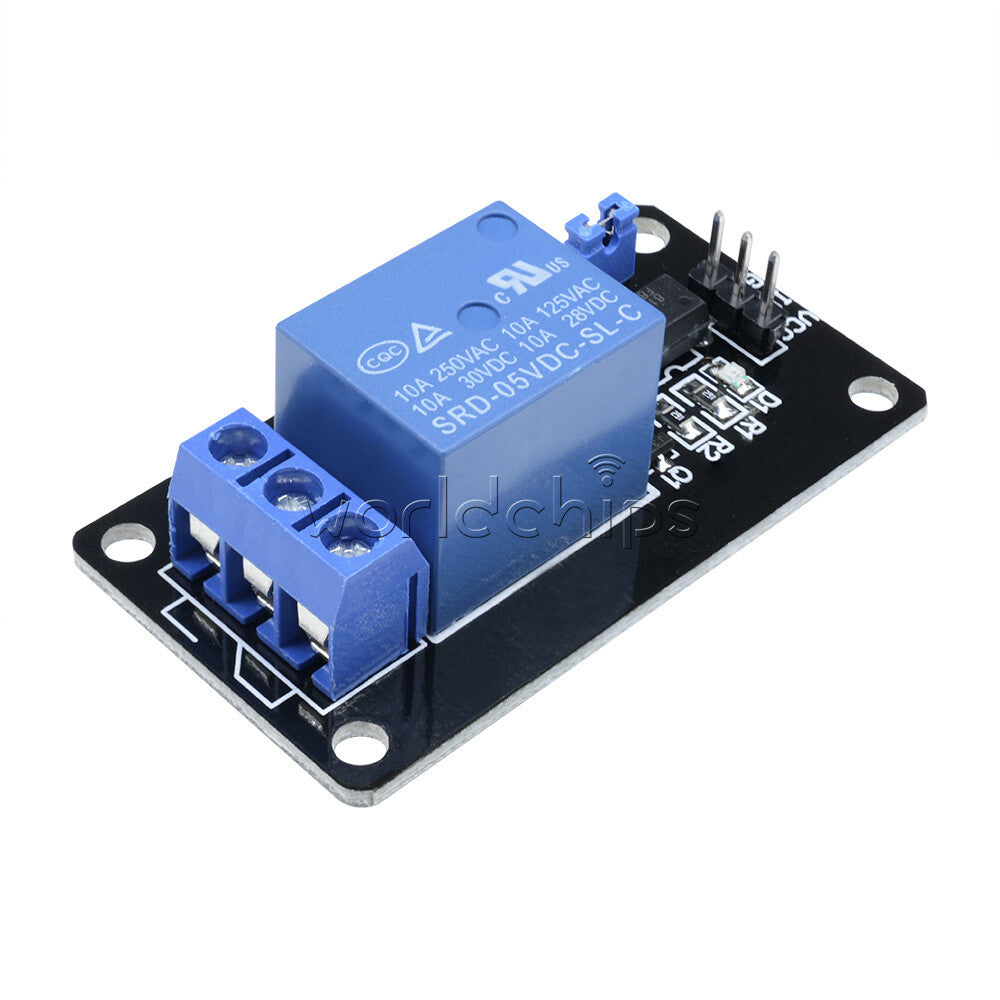10PCS One 1 Channel Isolated Relay Module 5V With Optocoupler For Arduino