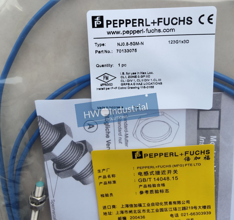 1PC  for Pepperl+Fuchs NJ0.8-5GM-N Proximity Switch Sensor NJ0,8-5GM-N