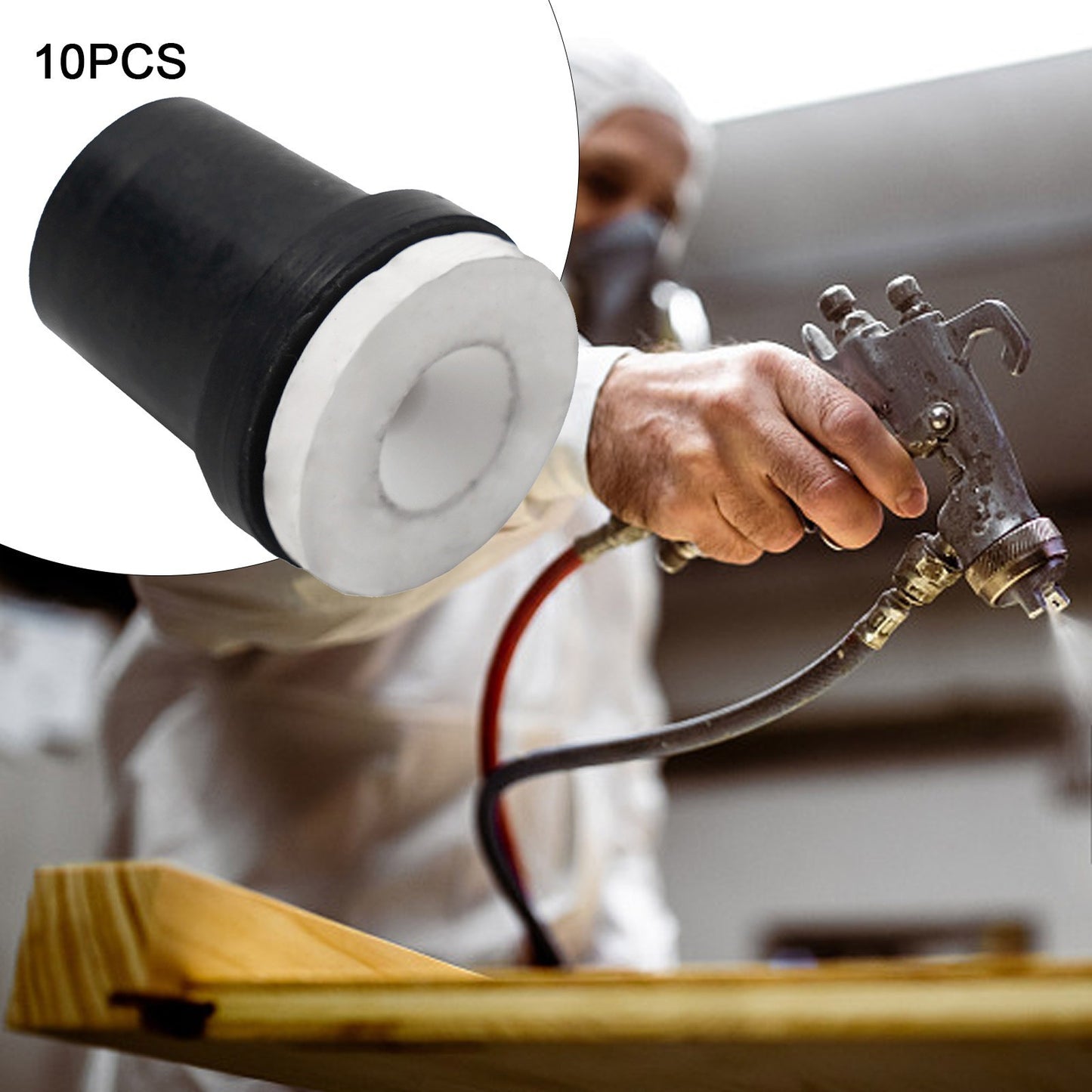 For 5gallon Sandblasting Tanks Sandblaster Nozzles 21*18mm Ceramic Plastic