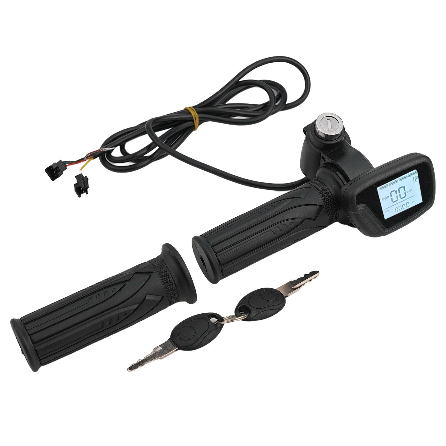 LCD Display Electric Bike Ebike Scooter Throttle 48V Power Voltage Speed