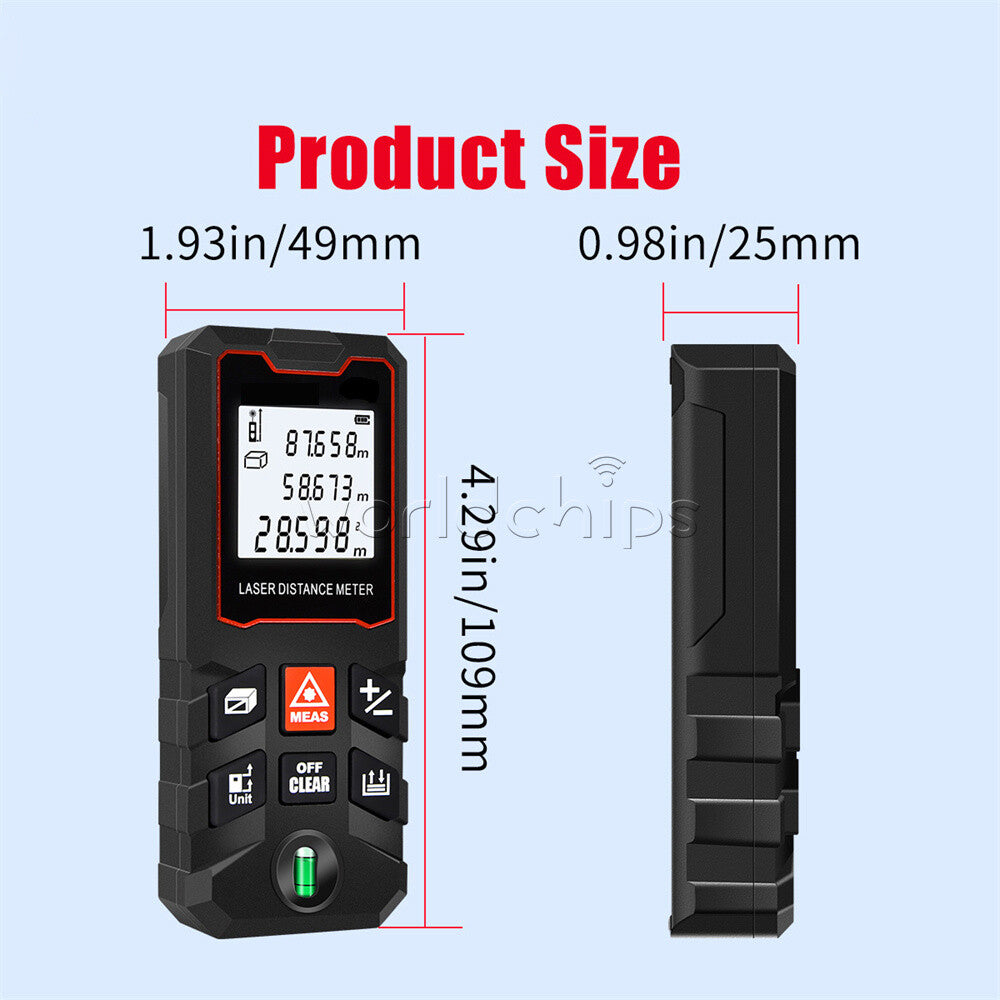 LCD Digital Laser Distance Meter Handheld infrared Measuring Gauge Rangefinder