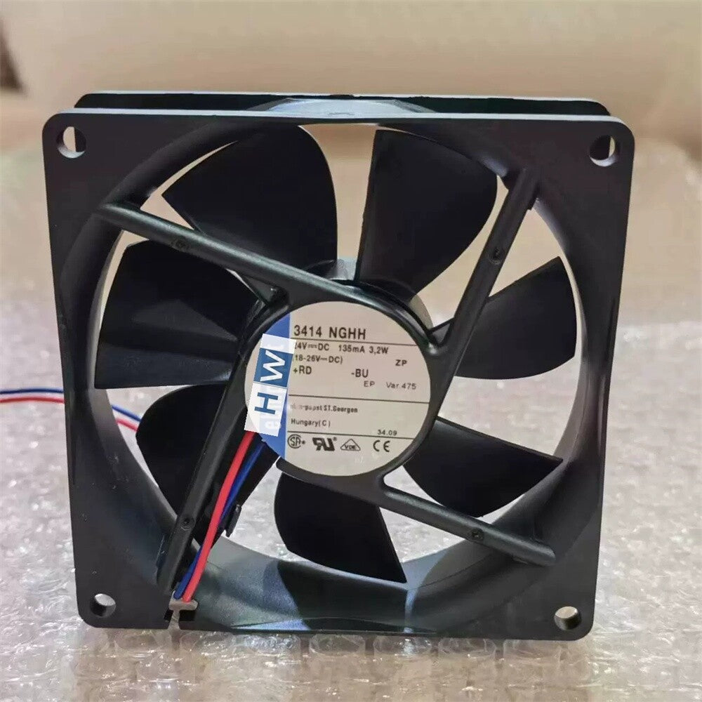 1/piece 2-wire 3414NGHH 3414 NGHH 24V 135MA 3.2W Equipment Axial Flow Fan