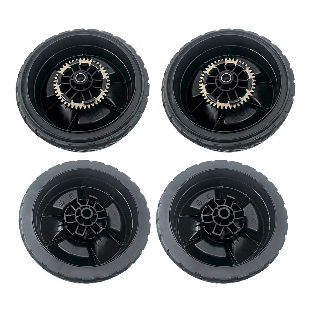 8 Inch Lawn Mower Wheels and 12 Teeth Drive Gear Kit for Honda HRN216 VKAA VYAA