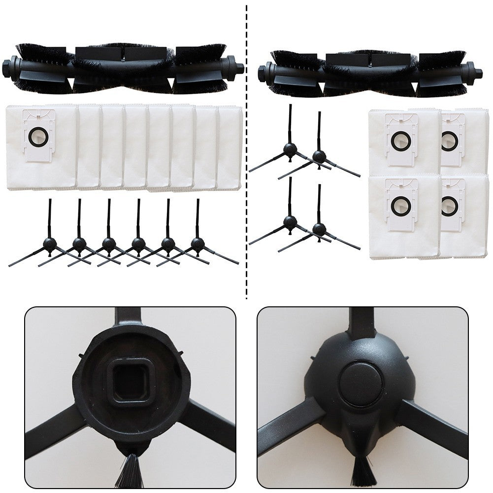 Dust Control Kit Main Roller Brush with Side Brushes for Verefa L11 Pro