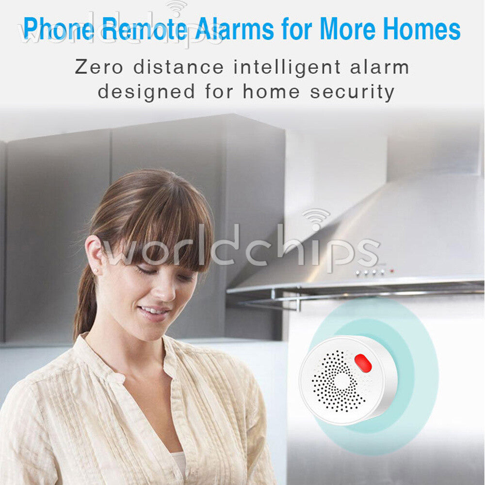 9PCS Gas Leak Detector Alarm Sensor Tuya WIFI Combustible Natural Gas Alarm