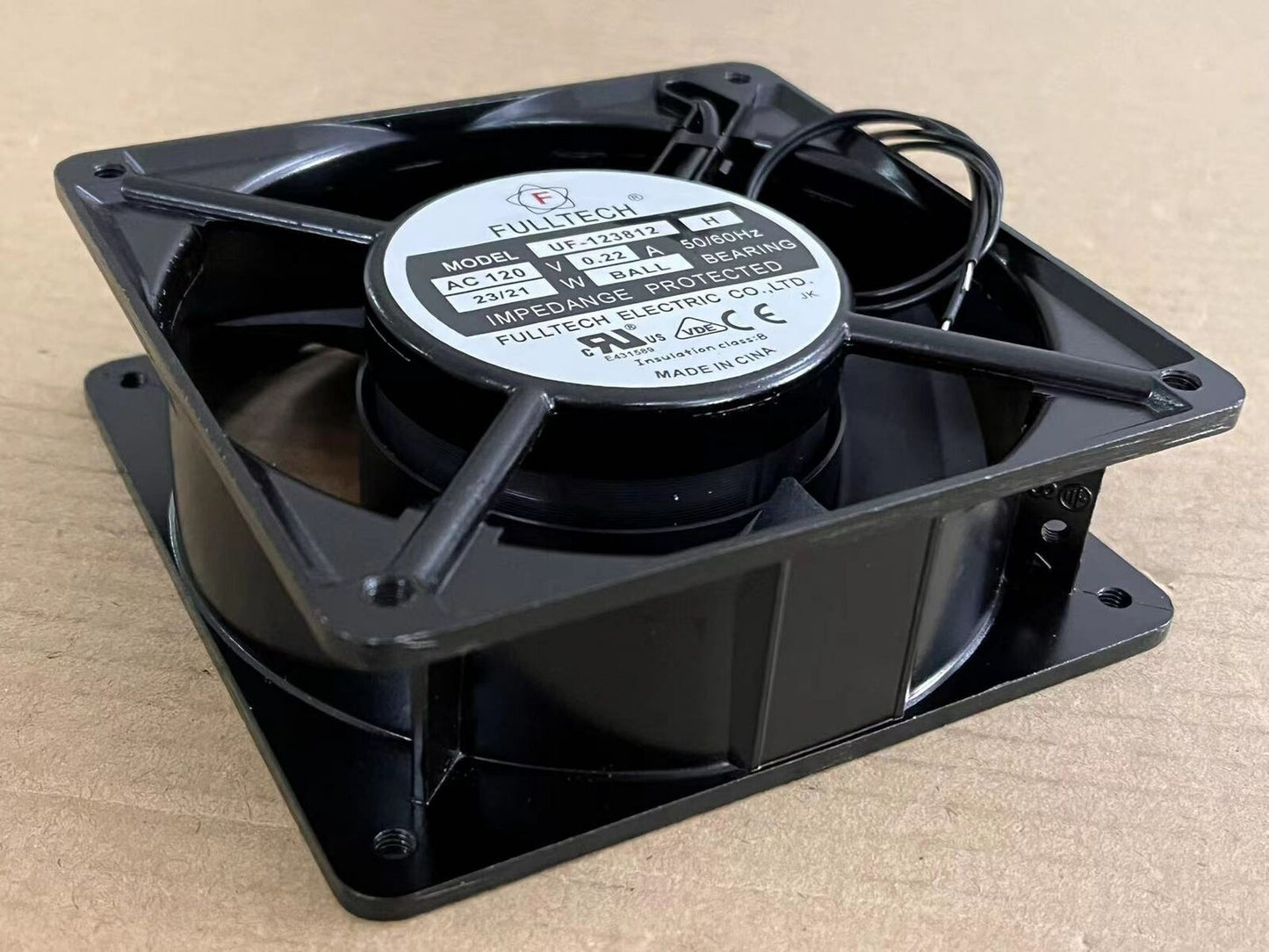 FULLTECH UF-123812 H AC120V 0.22A 12038 120mmX38mm 12cm AC cooling fan