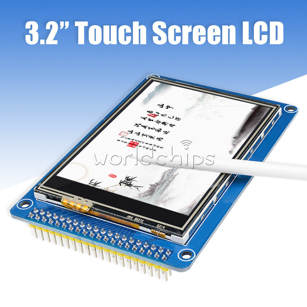 3.2" inch TFT LCD Display Module 240x320 Dots Touch SD Card Cage for Arduino