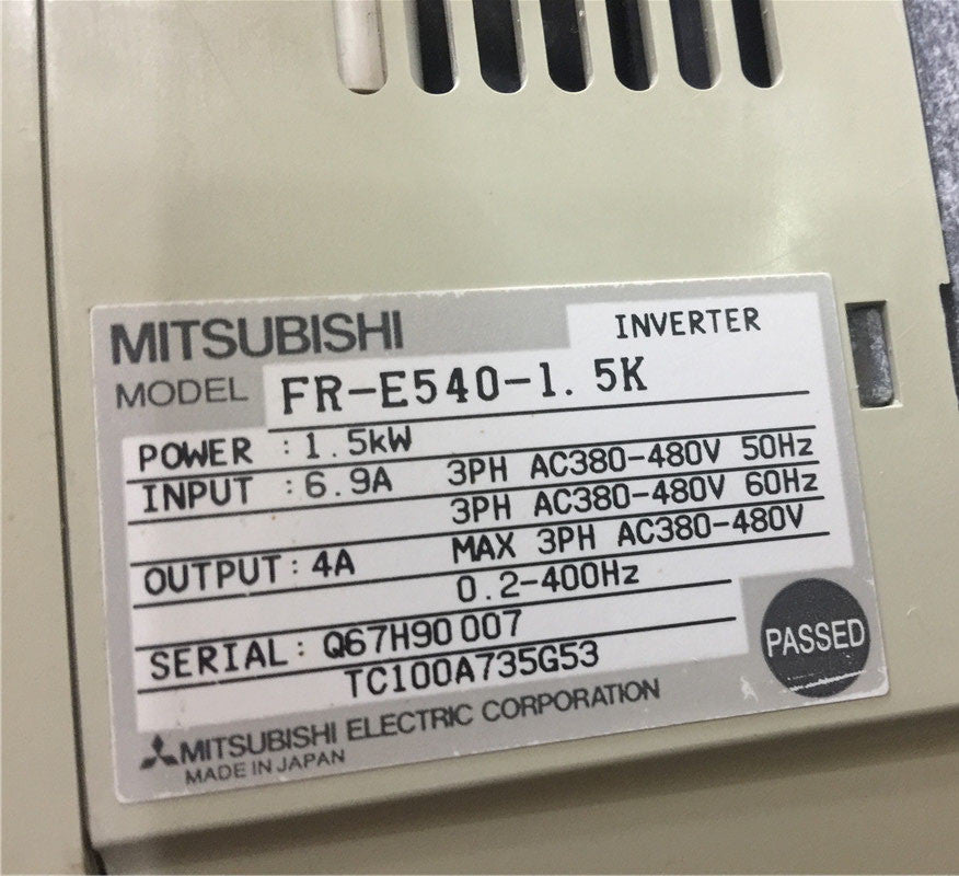1PC Mitsubishi FR-E540-1.5K inverter 1.5KW 380V test OK