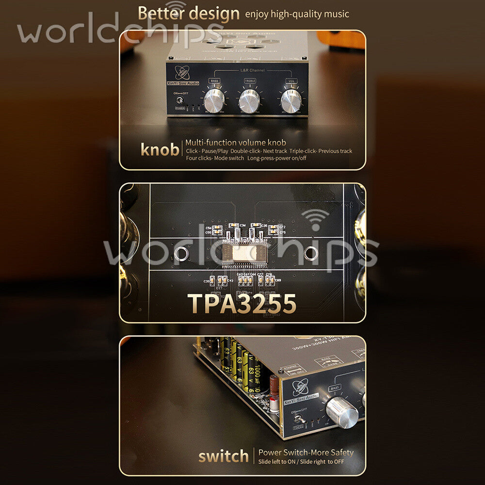TPA3223 TPA3255 Digital Amplifier Board Bluetooth Audio Power Amplifier Module