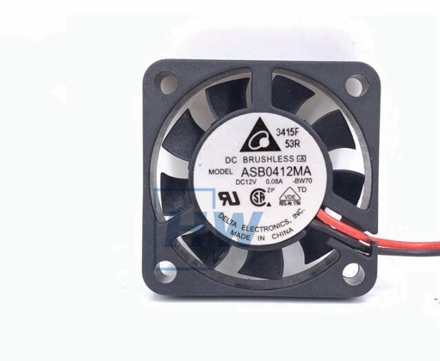 1Pc   Delta 4010 ASB0412MA 12V 0.08A 4CM Switch Heat Dissipation Fan
