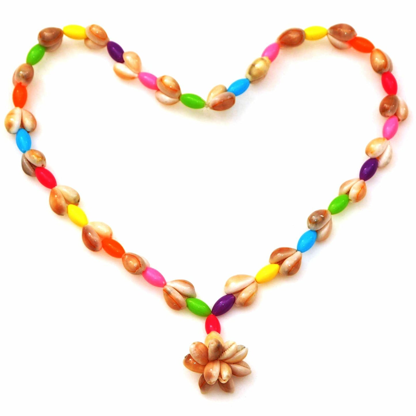 Beautiful Natural Conch Good Luck Shell Craft Hand Made Unique Jewelry Necklace
