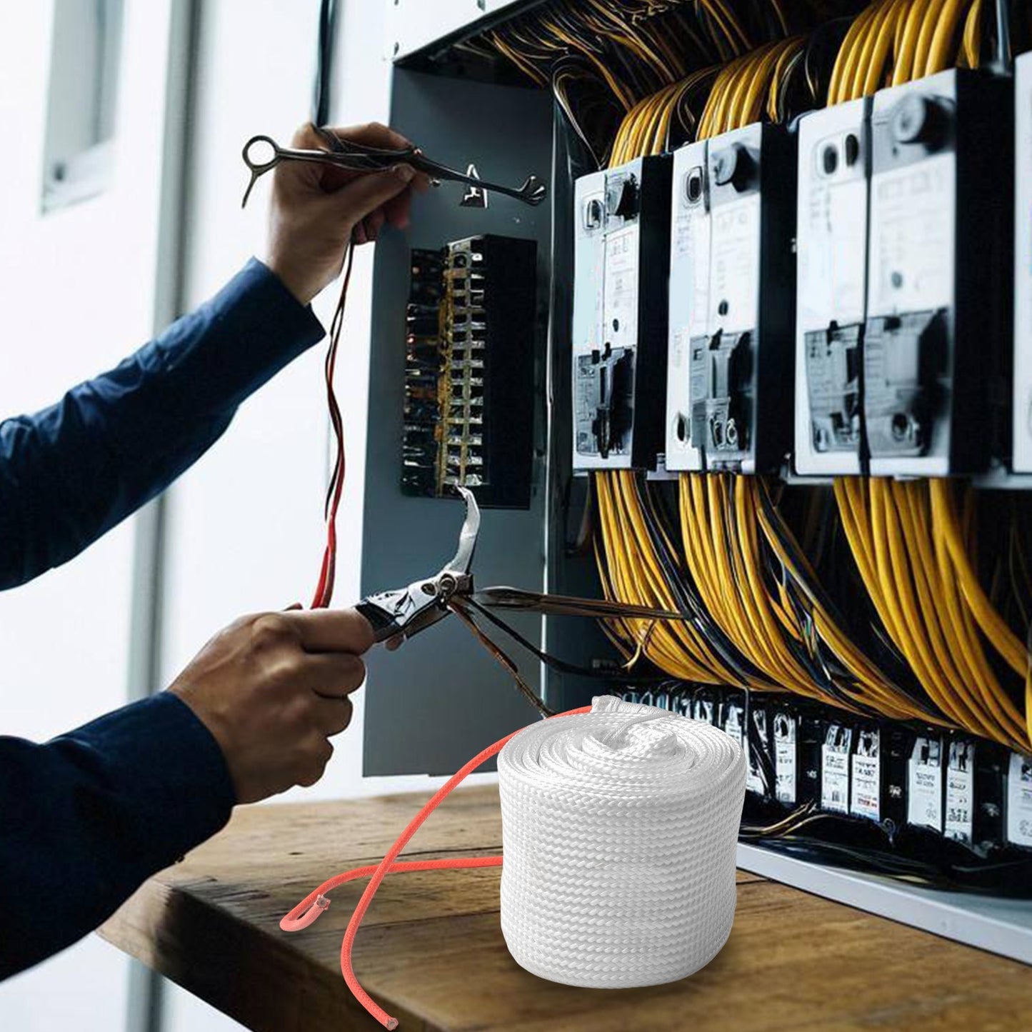 Heating Tape 220V 450?? 220V/100W-1m Glass Fiber Insulation Pipe Ribbon