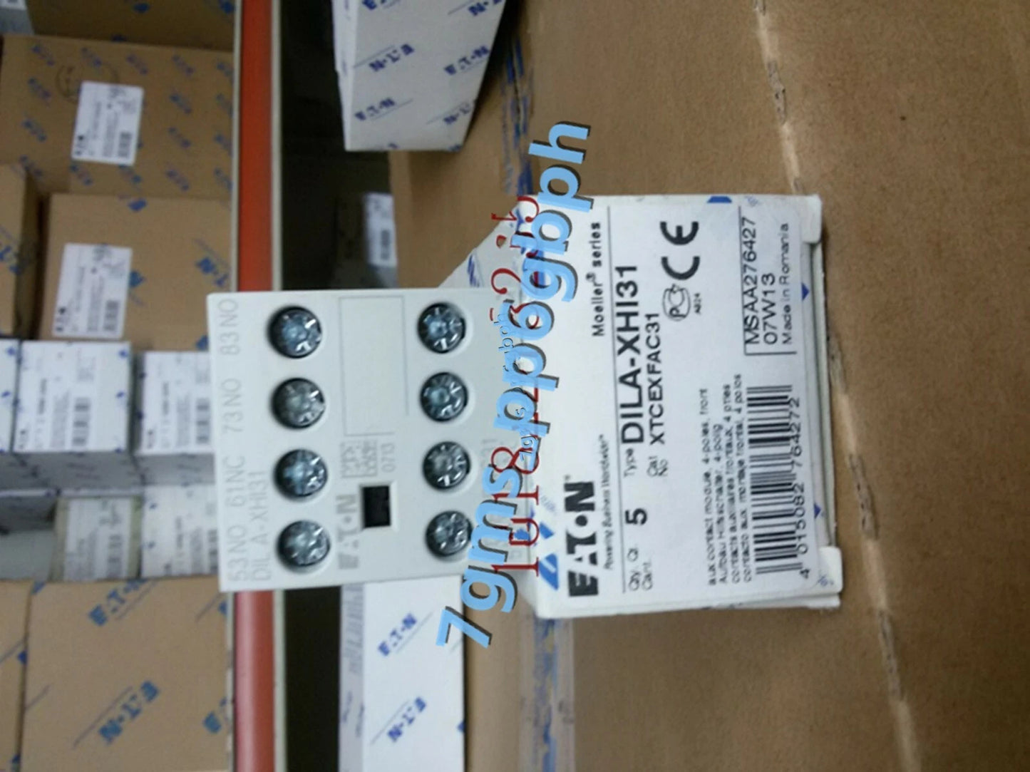 1 PCS  EATON contactor auxiliary contact DILA-XHI31 3NO1NC #P