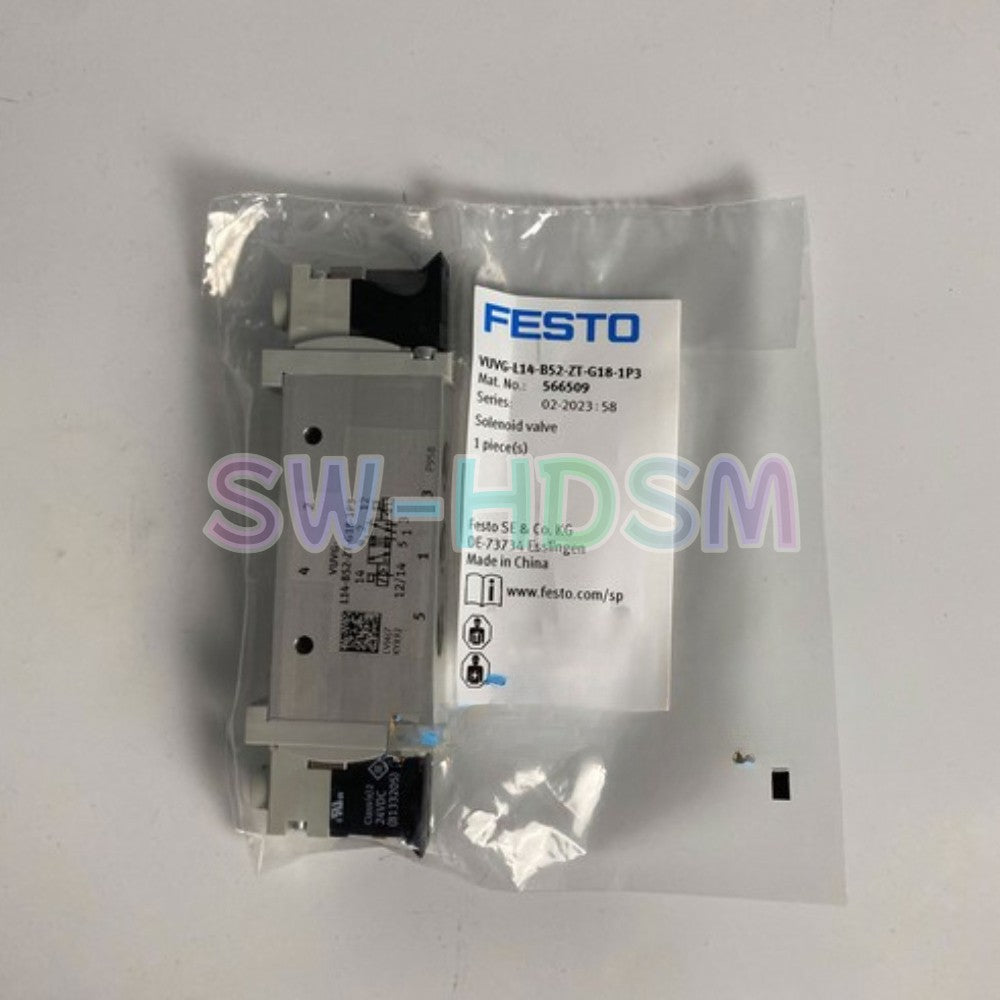 1PCS  for FESTO Solenoid Valve VUVG-L14-B52-ZT-G18-1P3 566509 Freight Free