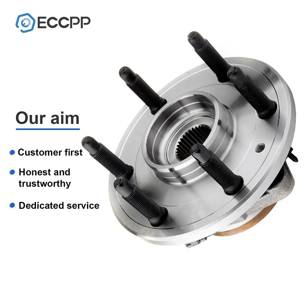 1Pc Wheel Hub Bearing Front 4WD For Chevy Silverado 1500 Sierra 1500 2007-2013