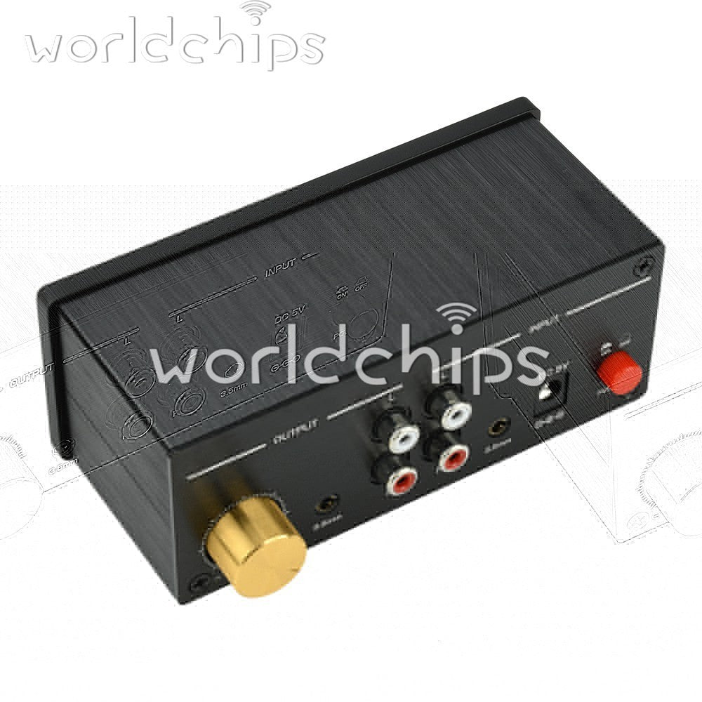 DC 5V Dual VU Signal Level Meter Audio input signal level Mornitor 3.5mm / RCA