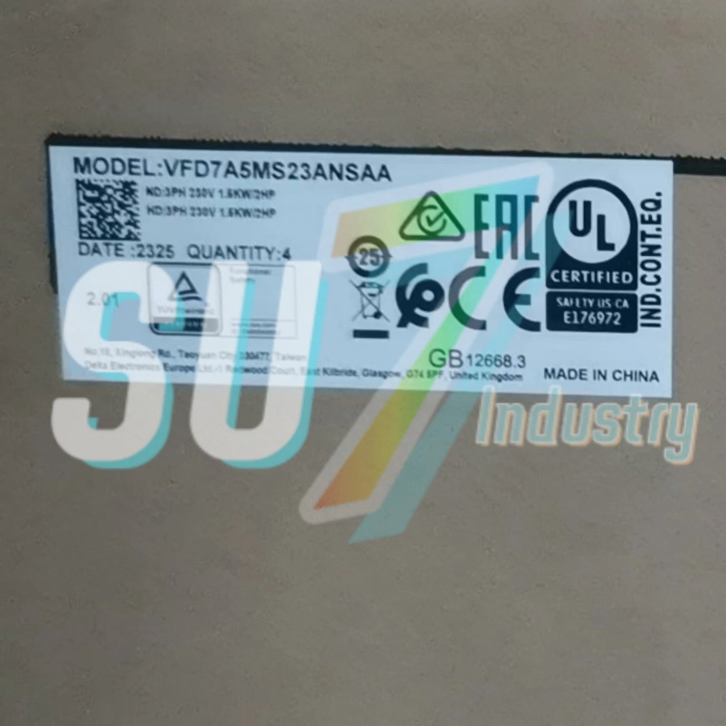 Delta VFD7A5MS23ANSAA AC motor drive # 1pcs