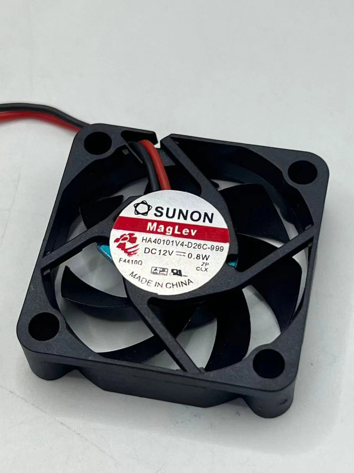 SUNON 4010 4CM 12V 0.8W 2-pin magnetic suspension silent fan HA40101V4-D26C-999