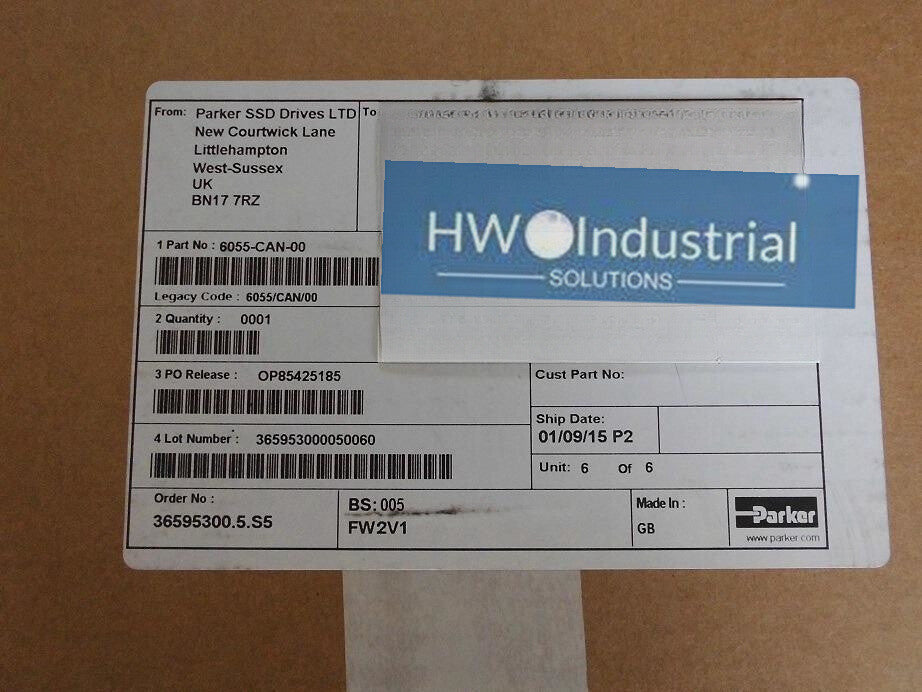 1PC  6055-CAN-00 for Parker CANOPEN Communication Board AH467083U001