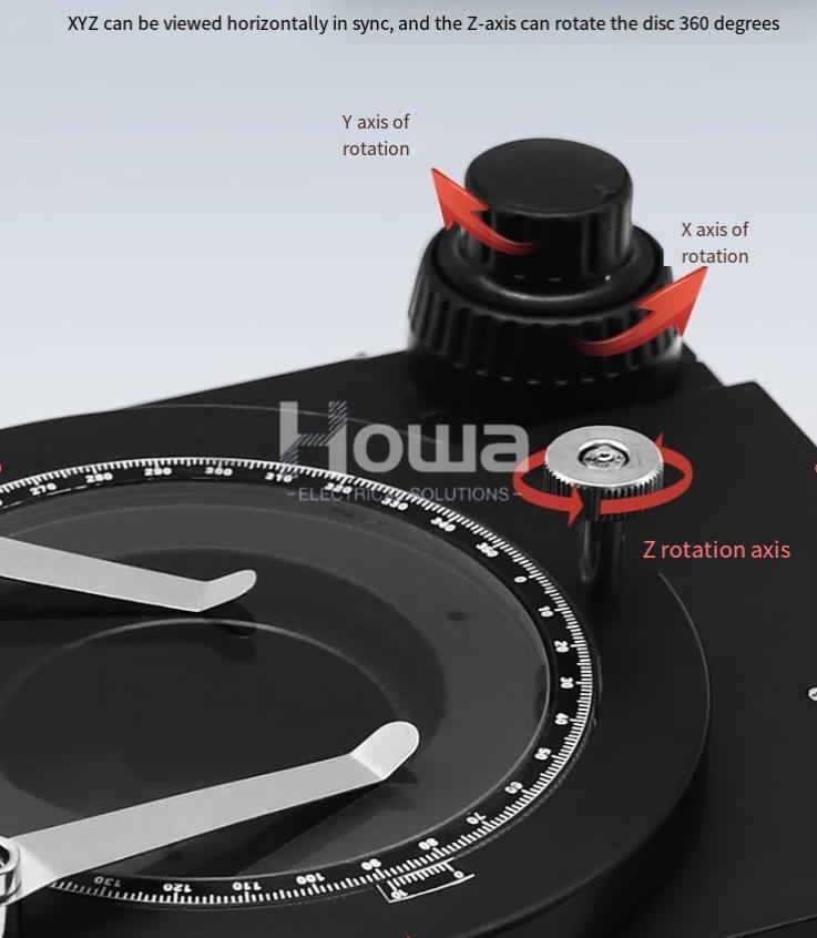1PC Microscope Specific Precision Measurement Carrier Mobile 360℃  Platform