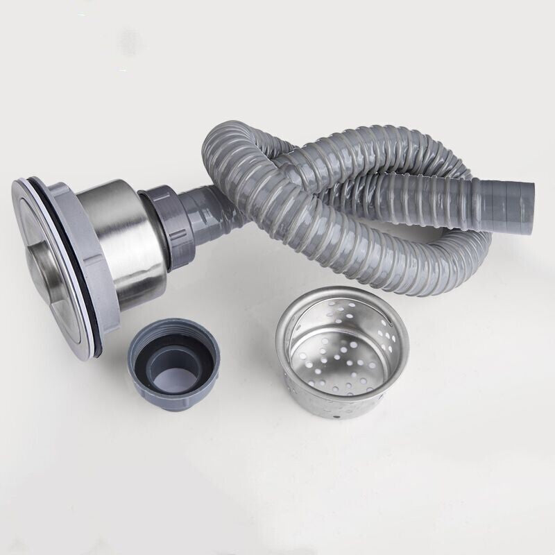 Removable Shampoo Bowl Strainer with 80cm Flexible Plastic Drain Hose