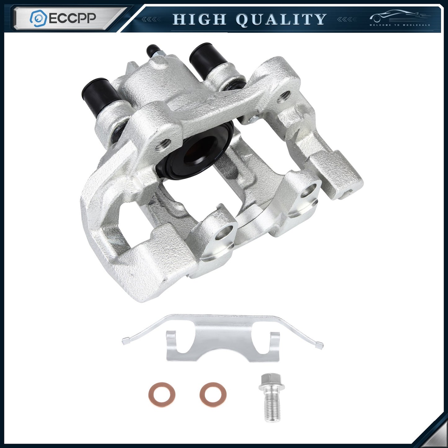 Rear Right Brake Caliper 1Pc  Set Zinc For 2011-2018 Dodge Durango 18B5301