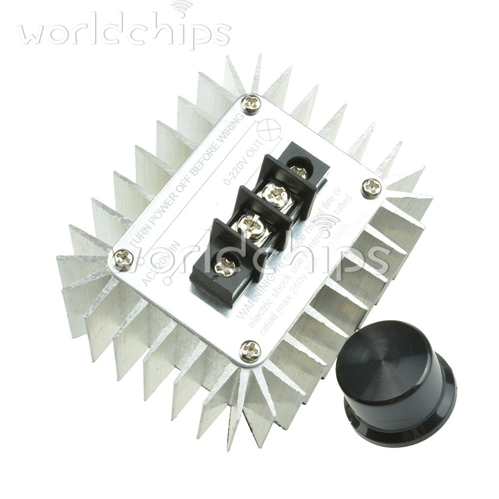 10pcs AC 220V 5000W SCR Voltage Regulator Speed Controller Dimmers Thermostat