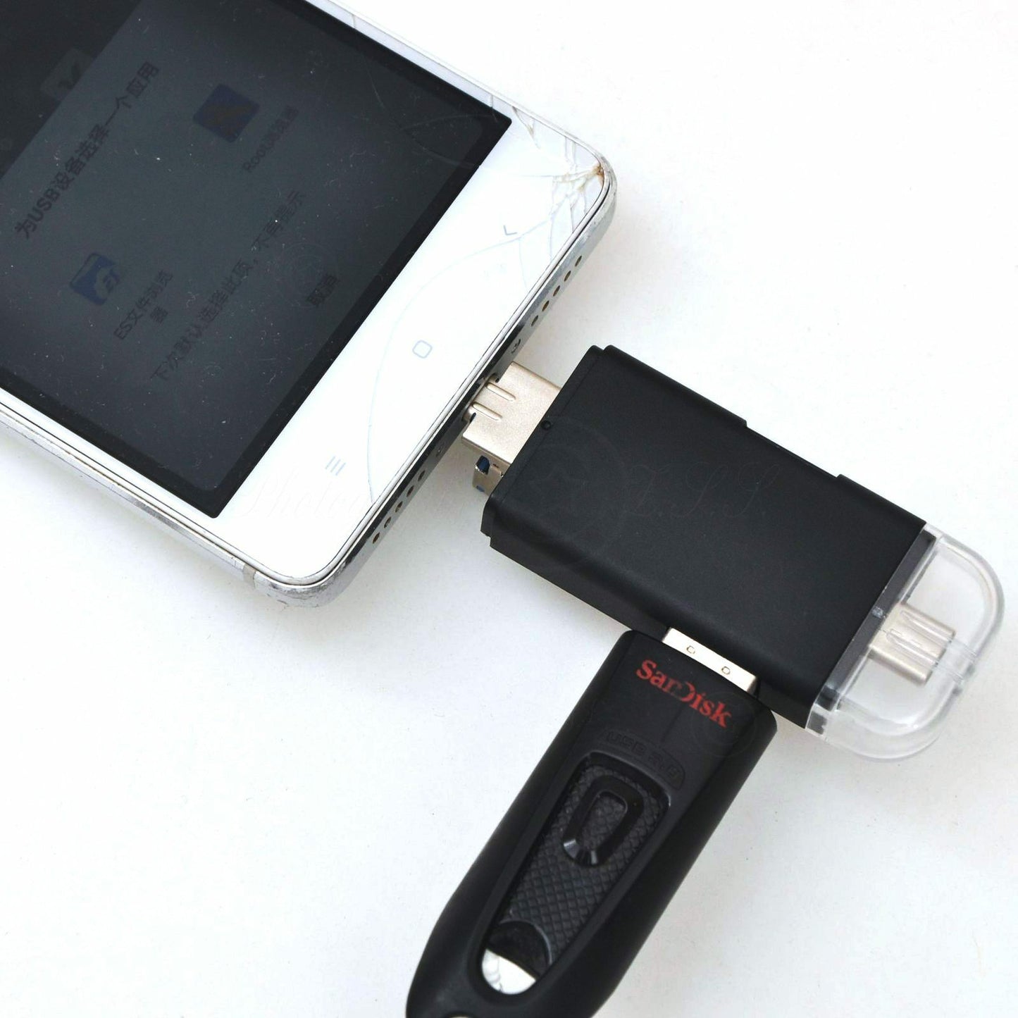 4in1 Micro USB/Type-C/USB Host OTG SD/TF Card Reader Camera Easy Share Transfer