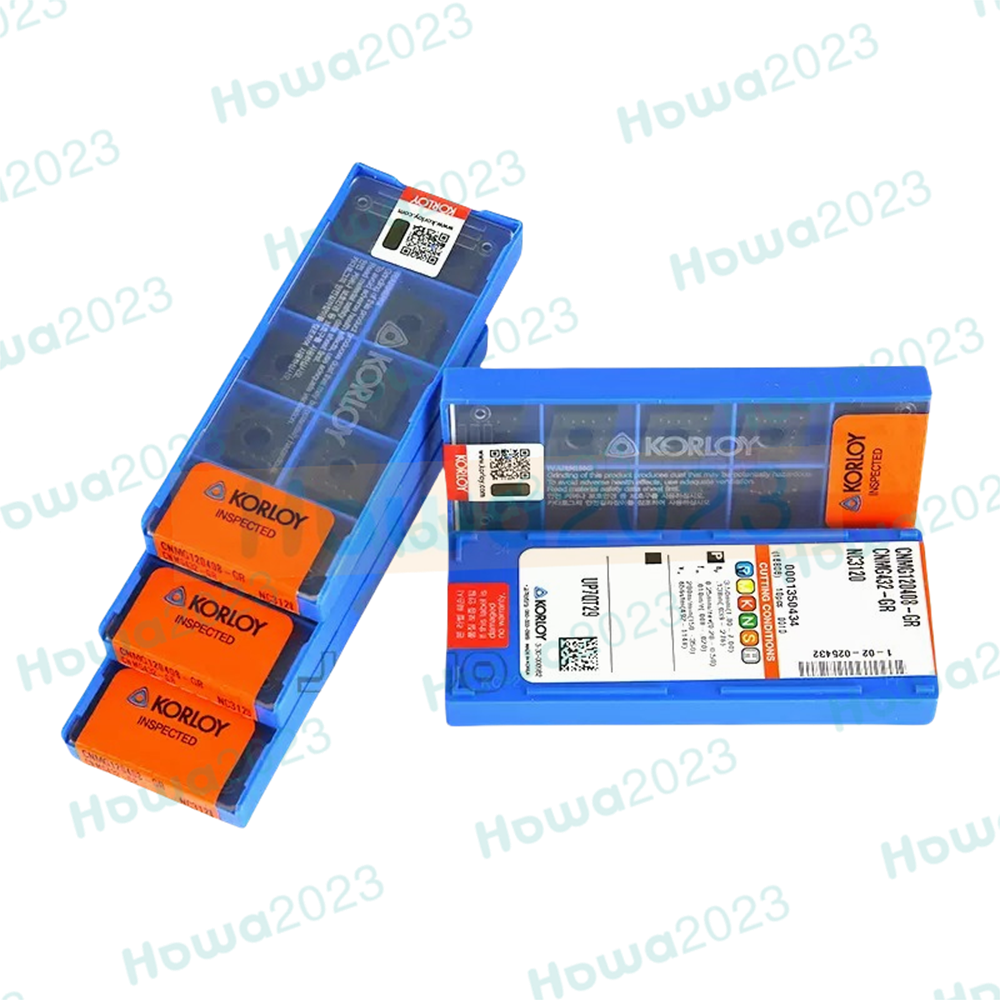 10Pcs/BOX CNMG120408-GR NC3120 CNMG432-GR KORLOY Turning Blade Carbide Inserts