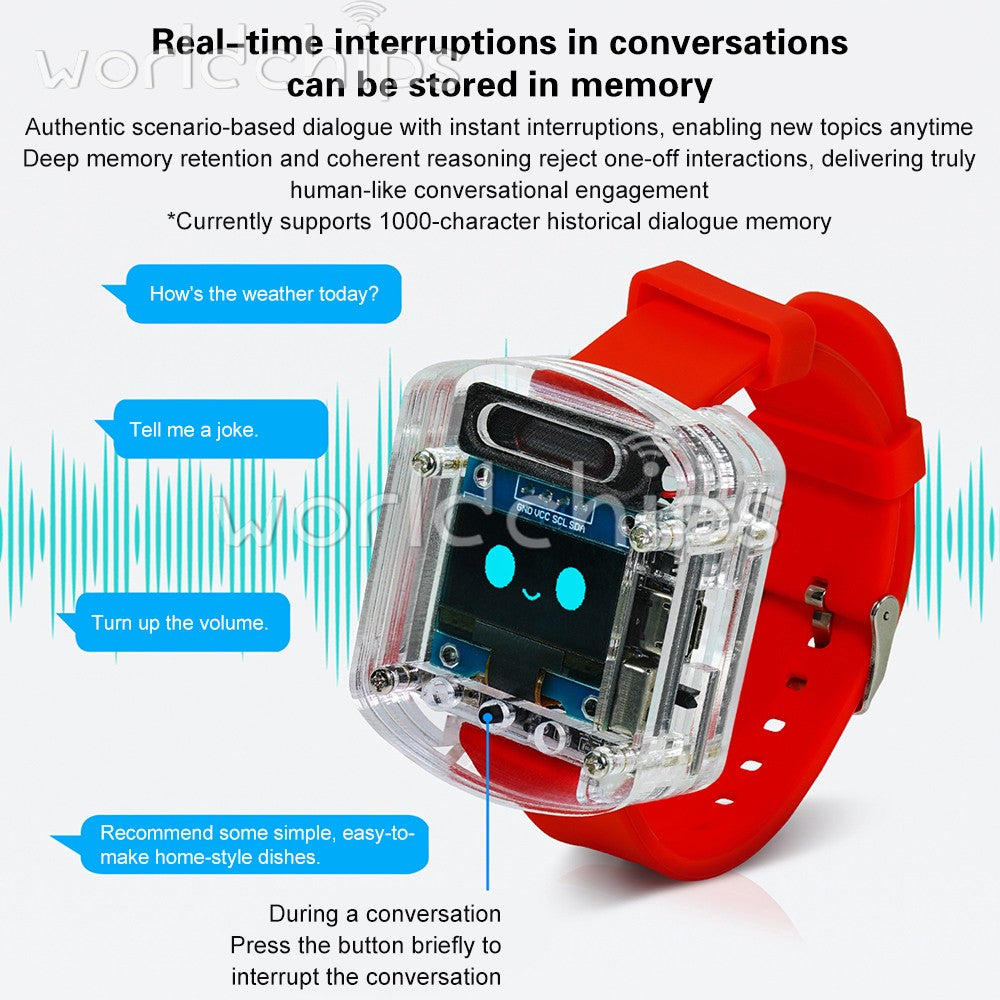 Xiaozhi AI Voice Wrist Watch DIY kit AI Dialogue Development Board ESP32S3N16R8