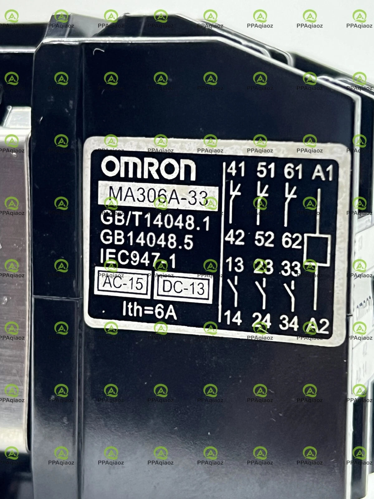 1PCS  OMRON  MA306A  MA306-A  contactor relay   220v  .   NO BOX  .